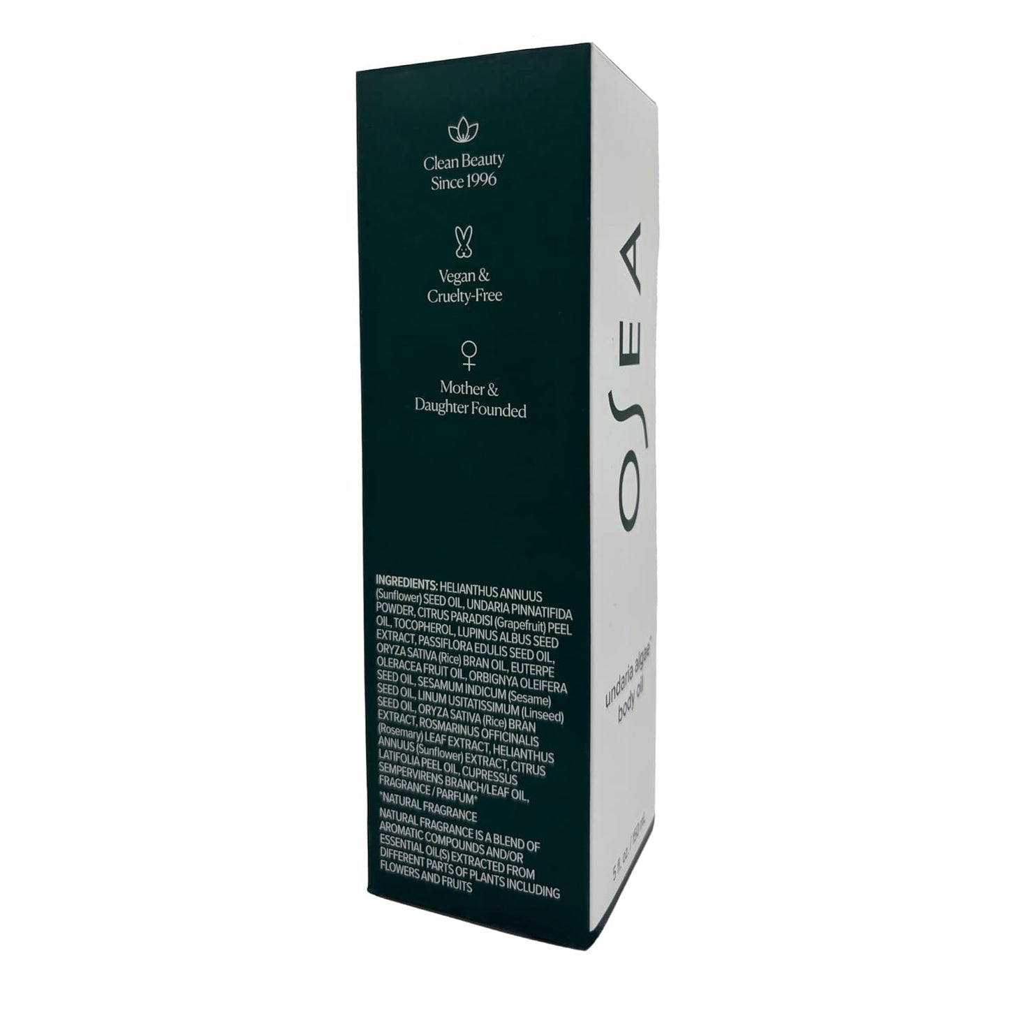Undaria Algae Body Oil 5 Oz – Visibly Firming, Deeply Moisturizing, Instantly Improve Elasticity, Clean Lightweight Non-Greasy Hydration, Vegan & Cruelty-Free Seaweed Skincare