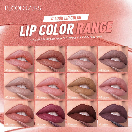 1PC Matte Lip Liner - Long-Lasting, Waterproof, Easy to Glide, Moisturizing Formula for All Skin Types, Lip Makeup