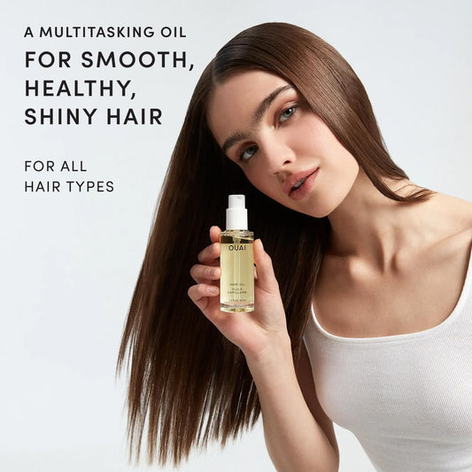 Hair Oil - Hair Heat Protectant Oil for Frizz Control - Adds Shine and Smooths Split Ends - Color Safe Formula - Paraben, Phthalate and Sulfate Free (1.5 Fl Oz)