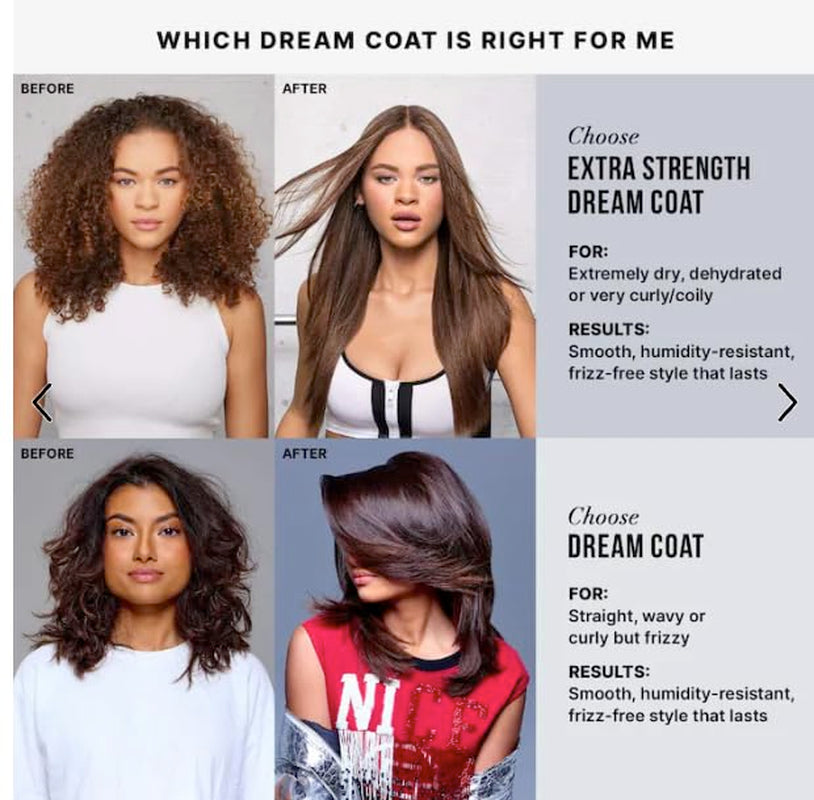 COLOR WOW Dream Coat Anti-Humidity Treatment Spray – Anti-Frizz Hair Smoothing Spray with Built-In Heat Protectant, Award-Winning Leave in Treatment for Glassy Smooth, Shiny Styles up to 3-4 Washes