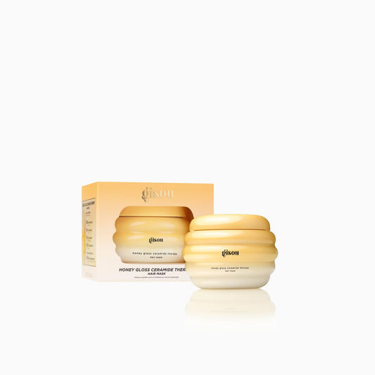 Honey Gloss Ceramide Therapy Hair Mask Mini – Deep Repair & Hydration with Mirsalehi Honey, Ceramides & Hyaluronic Acid, 2.5 Fl Oz