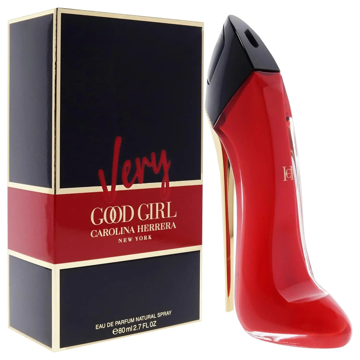 Carolina Herrera Very Good Girl EDP Spray for Women 2.7 Oz Long Lasting Floral Fruity Scent with Redcurrant Lychee Rose Vanilla