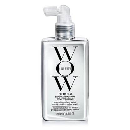 COLOR WOW Dream Coat Anti-Humidity Treatment Spray – Anti-Frizz Hair Smoothing Spray with Built-In Heat Protectant, Award-Winning Leave in Treatment for Glassy Smooth, Shiny Styles up to 3-4 Washes