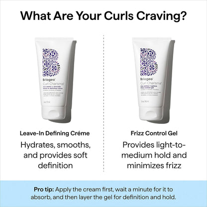 Briogeo Curl Charisma Rice Amino + Avocado Leave-In Defining Crème | Frizz Control Hair Styling Moisturizer | Leave in Cream for Wavy, Curly, & Coily Hair | Vegan & Cruelty-Free