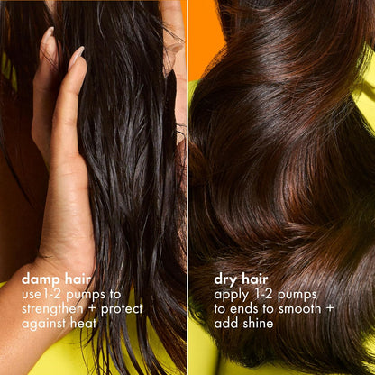 Superfruit Star Lightweight Hair Styling + Heat Defense Oil | Heat Protection, Strengthen + Reduce Breakage, Smooth Frizz, Add Glossy Shine | for All Hair Types