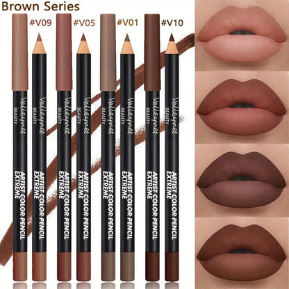 4Pcs/Set Lip Liner Set,Long-Lasting Matte, Waterproof Lipstick Lip Liner Set Women'S Lip Cosmetics Matte Lip Makeup Pencil