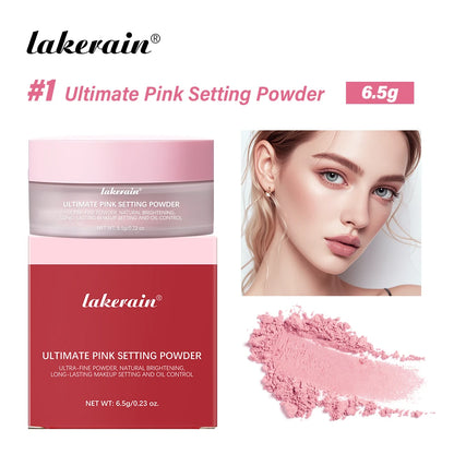 Loose Baking Setting Powder Long Lasting Oil Control Natural Face Matte Waterproof Brightening Loose Powder Makeup Cosmetics