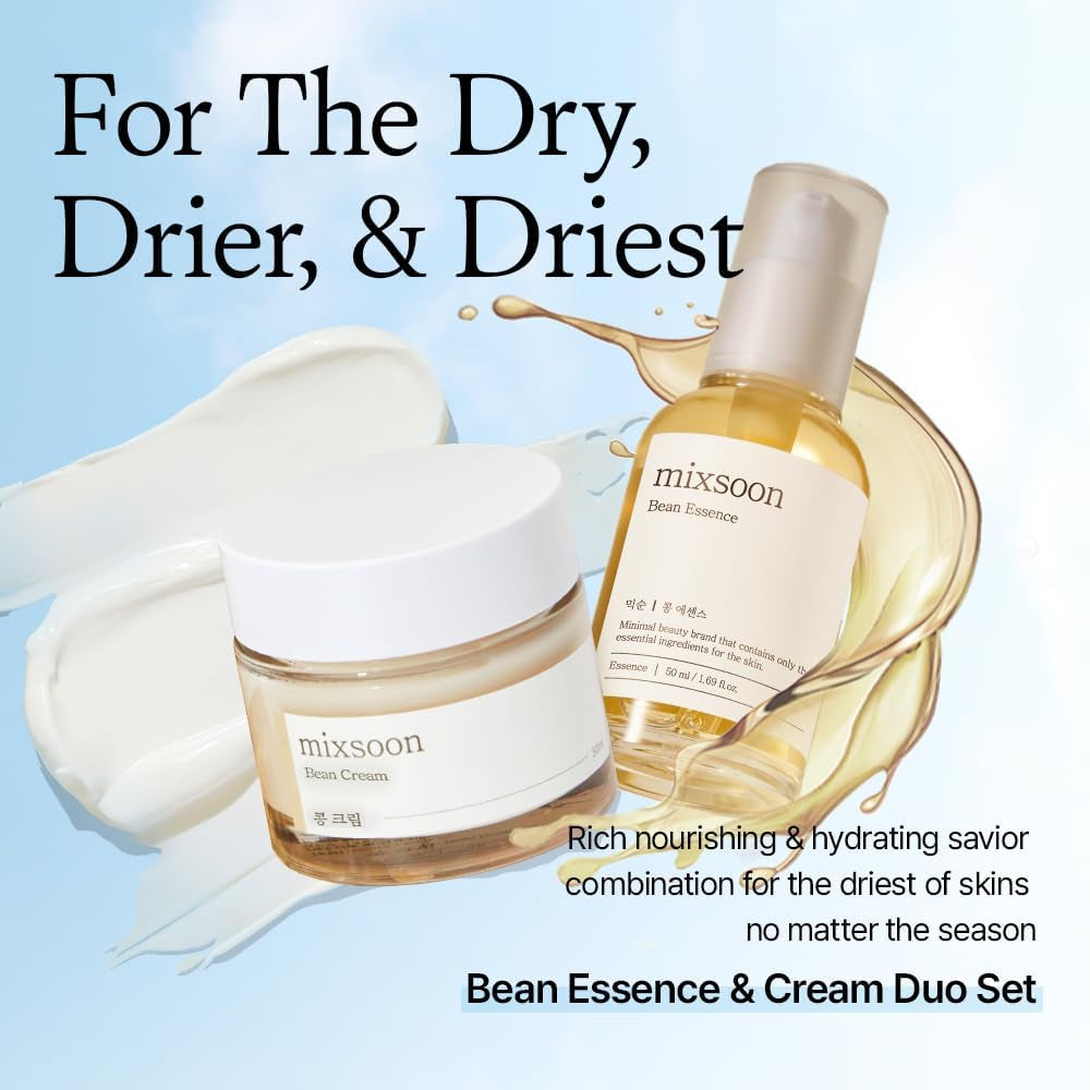 Bean Essence Exfoliating, AHA Moisturizer for Hydrating, Fermented Bean Extract, Gentle Formula for Smooth Skin 50Ml / 1.69 Fl.Oz. Korean Glass Skin Care