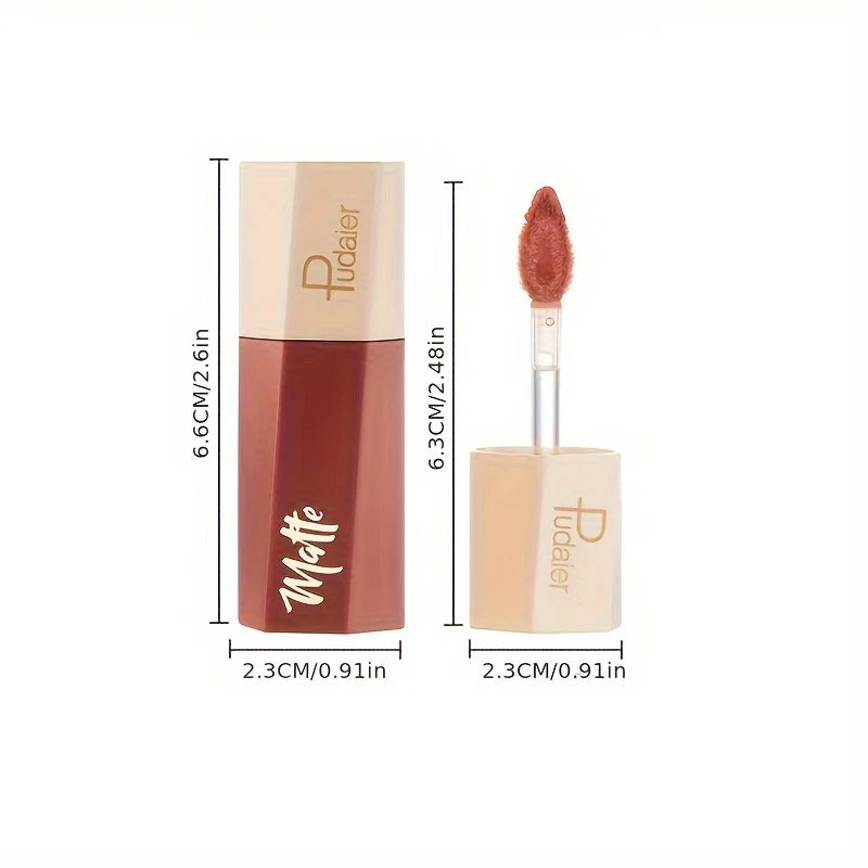 Velvet Matte Liquid Lipstick, Waterproof Long Lasting Lip Makeup, Lightweight Fog Matte Lipstick Gift for Her