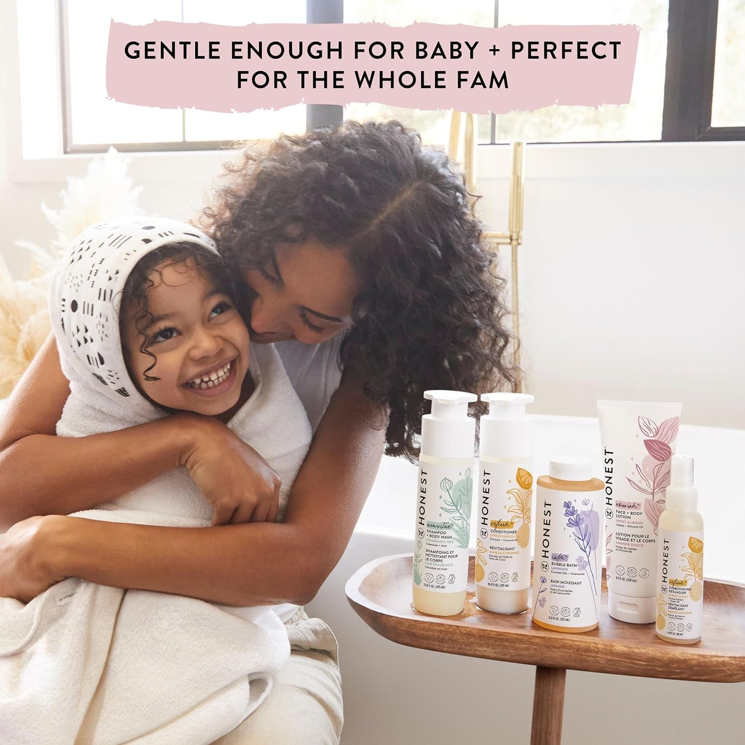 Silicone-Free Conditioner, Gentle Tear-Free, Hypoallergenic, Baby Hair Care with Naturally Derived Ingredients, Citrus Vanilla Refresh, 10 Fl Oz