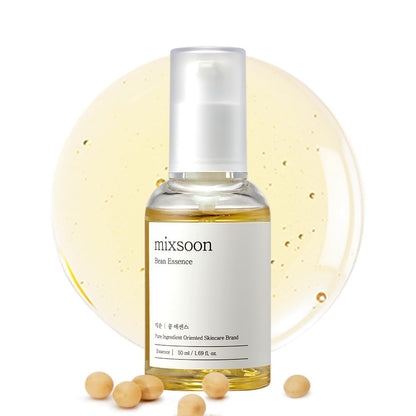 Bean Essence Exfoliating, AHA Moisturizer for Hydrating, Fermented Bean Extract, Gentle Formula for Smooth Skin 50Ml / 1.69 Fl.Oz. Korean Glass Skin Care