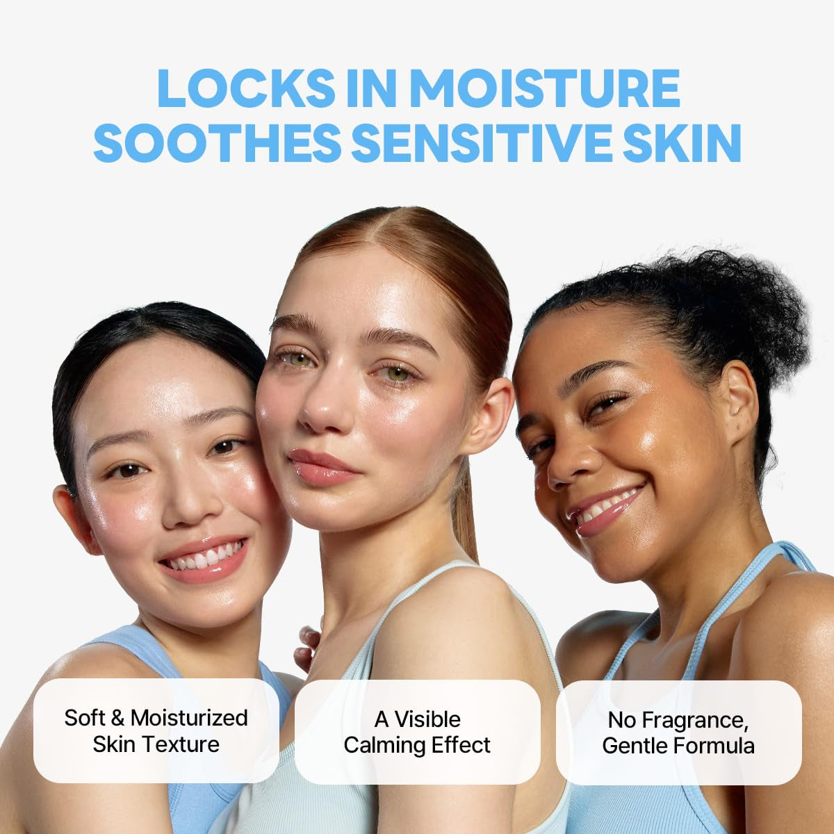 1025 Dokdo Cream 2.71 Fl Oz, 48-Hour Deep Hydrating Face Moisturizer for Acne-Prone, Redness and Sensitive Skin with Ceramide, Skin Barrier Repair Face Cream, No Fragrance, Korean Skin Care
