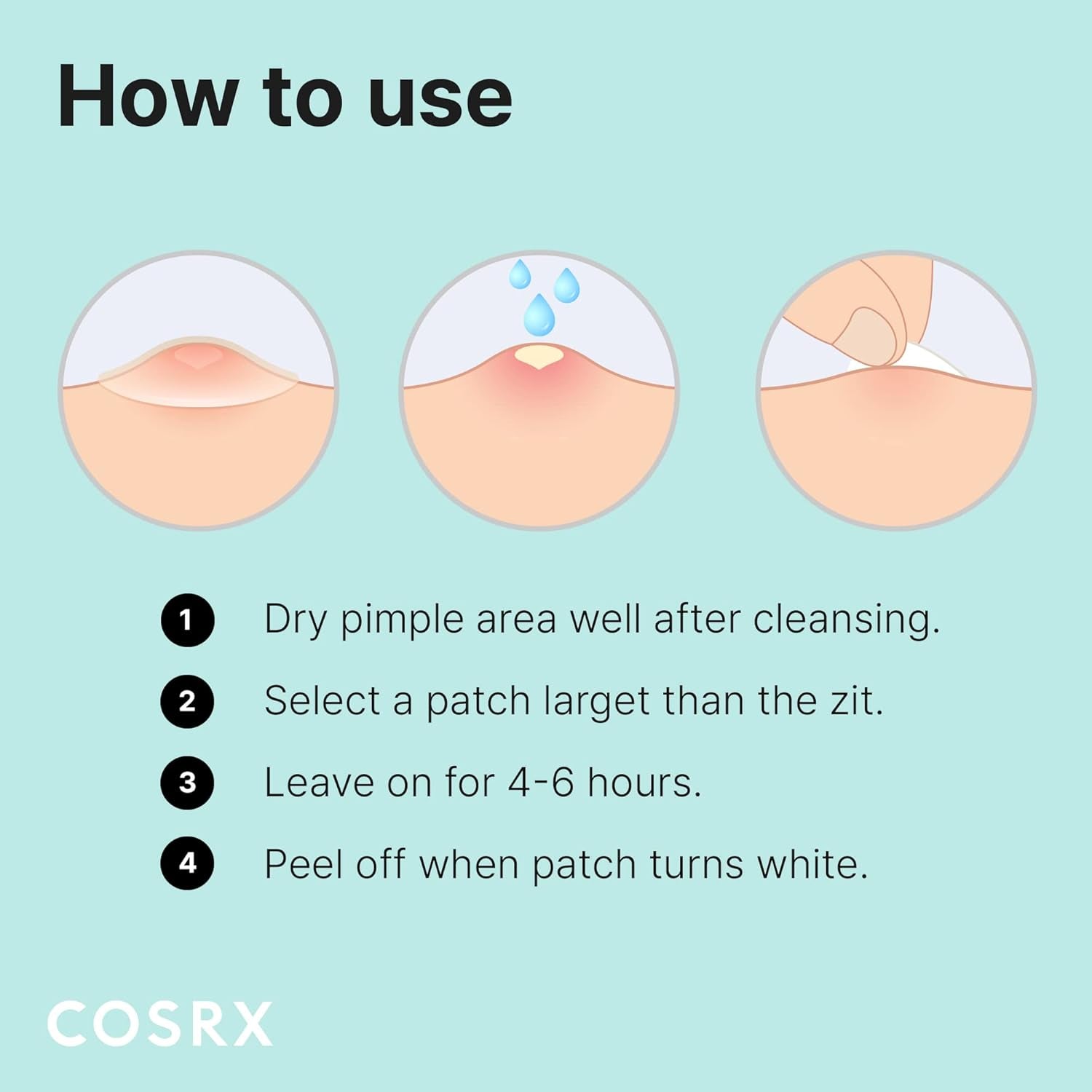 Acne Pimple Patch Absorbing Hydrocolloid Original 3 Size Patches for Blemishes and Zits Cover, Spot Stickers for Face and Body, Not Tested on Animals (240)