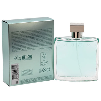 Chrome Azure by Loris Azzaro Cologne for Men EDT 3.38 Oz 3.4 / 3.3 New in Box