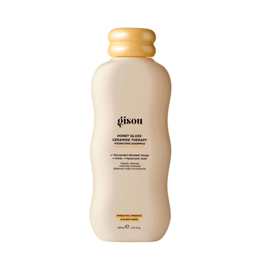 Honey Gloss Ceramide Therapy Hydrating Shampoo – Deeply Cleanses & Restores Moisture, Ceramides & Ahas, (Wildflower Honey Scent)