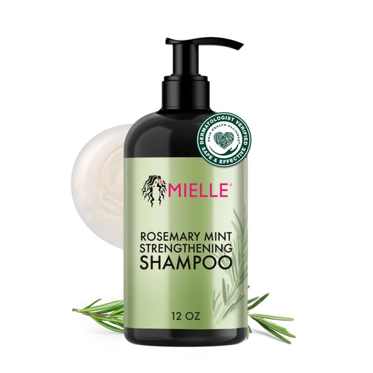 Rosemary Mint Hair Strengthening Biotin Shampoo - Moisturizing Hair Shampoo for Women and Men to Gently Cleanse, Repair & Protect Strands (12 Oz)