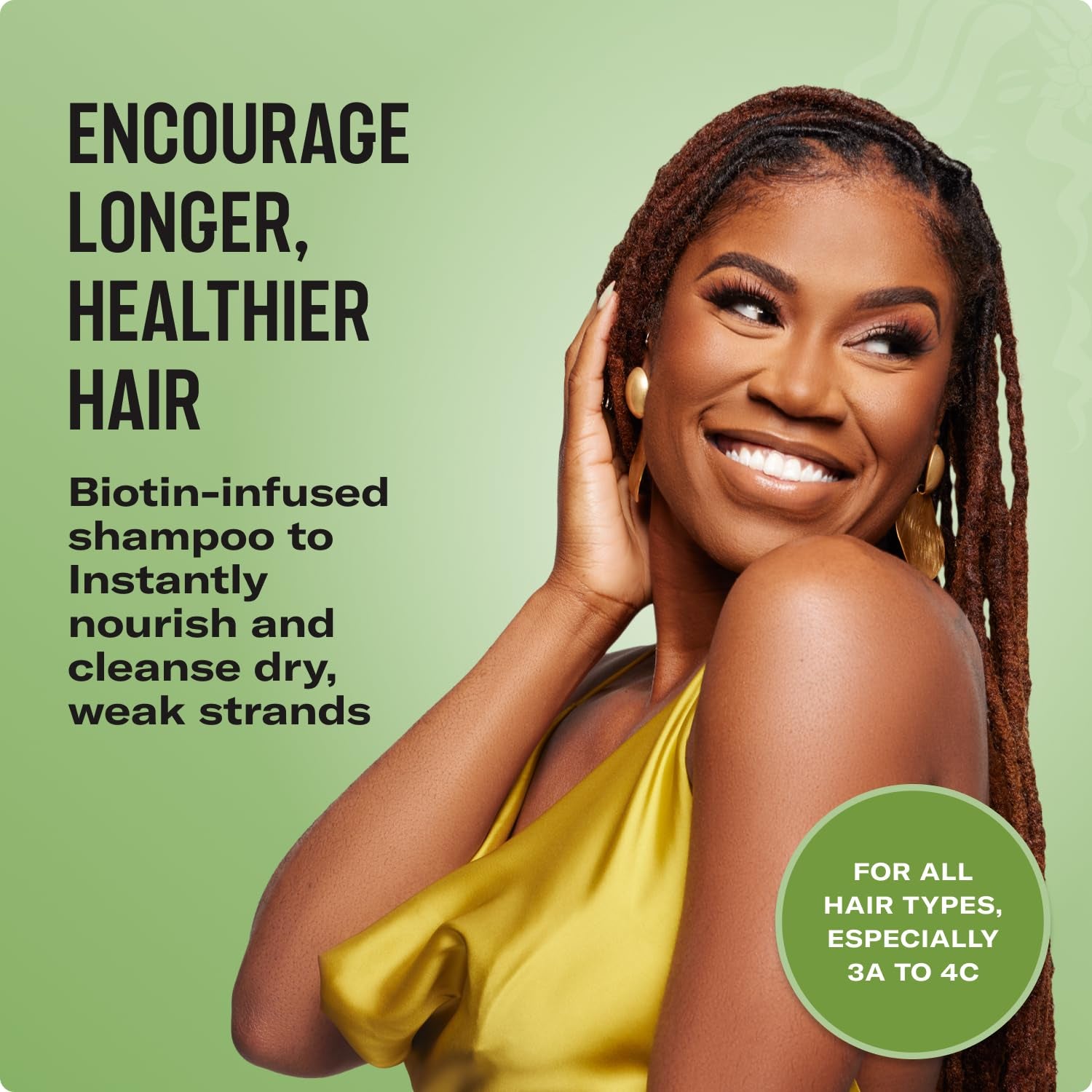 Rosemary Mint Hair Strengthening Biotin Shampoo - Moisturizing Hair Shampoo for Women and Men to Gently Cleanse, Repair & Protect Strands (12 Oz)