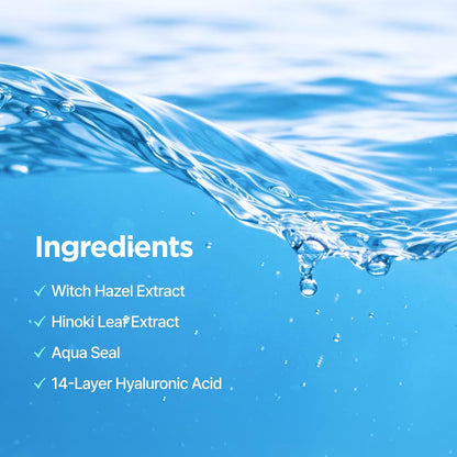 Ultra-Low Molecular Hyaluronic Acid Toner 300Ml, 10.14 Fl.Oz | Korean Skincare | Quick Absorbing | Deep Hydration & Skin Smoothing | Vegan & Fragrance-Free