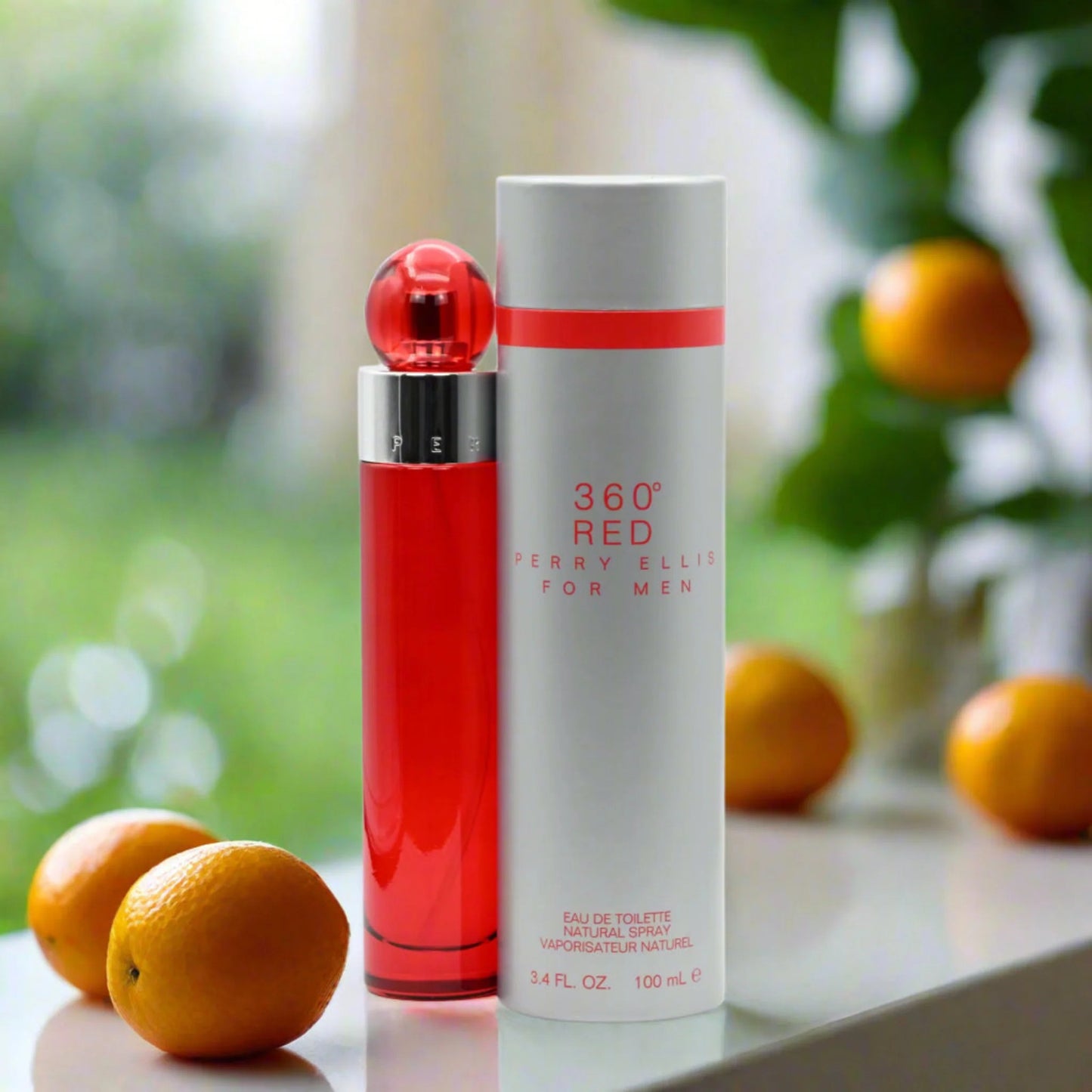 360 RED by Perry Ellis Cologne for Men EDT 3.3 / 3.4 Oz New in Box