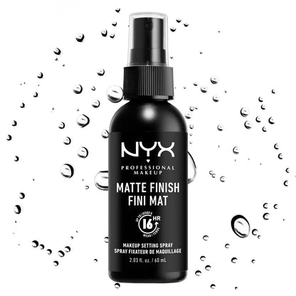 NYX Professional Makeup Long Lasting Makeup Setting Spray - Matte Finish - 2.03 Fl Oz