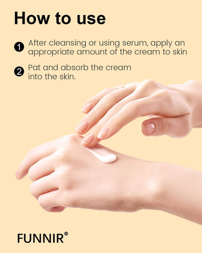 Snail Mucin Moisturizer 92%, Lightweight Moisturing Cream, 100G, Youthful and Radiant Formula, Repair Face Cream for All Skin Types, Skincare Products