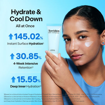 DIVE in Hyaluronic Acid Soothing Cream Tube Type 100Ml (3.38 Fl. Oz) | Revitalizing Facial Moisturizer for Sensitive and Dry Skin | Hyaluronic Acid, Panthenol, Allantoin