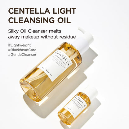 Centella Travel Kit, Korean Skin Care Set with Toner, Moisturiser, Serum, Cleansing Oil & Cleanser, Travel Size Set with Madagascar Centella, Sensitive Skin, Perfect for Travel Beauty & Gifts
