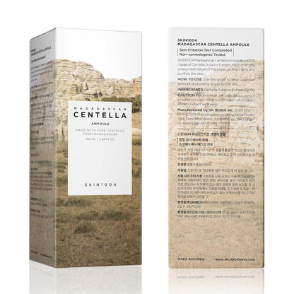 Madagascar Centella Ampoule, Korean Face Serum with Centella Asiatica for Hydrating & Moisturizing Care, Soothing Facial Serum for Skin Balance and Glow, Korean Skin Care, 3.38 Fl.Oz / 100 Ml