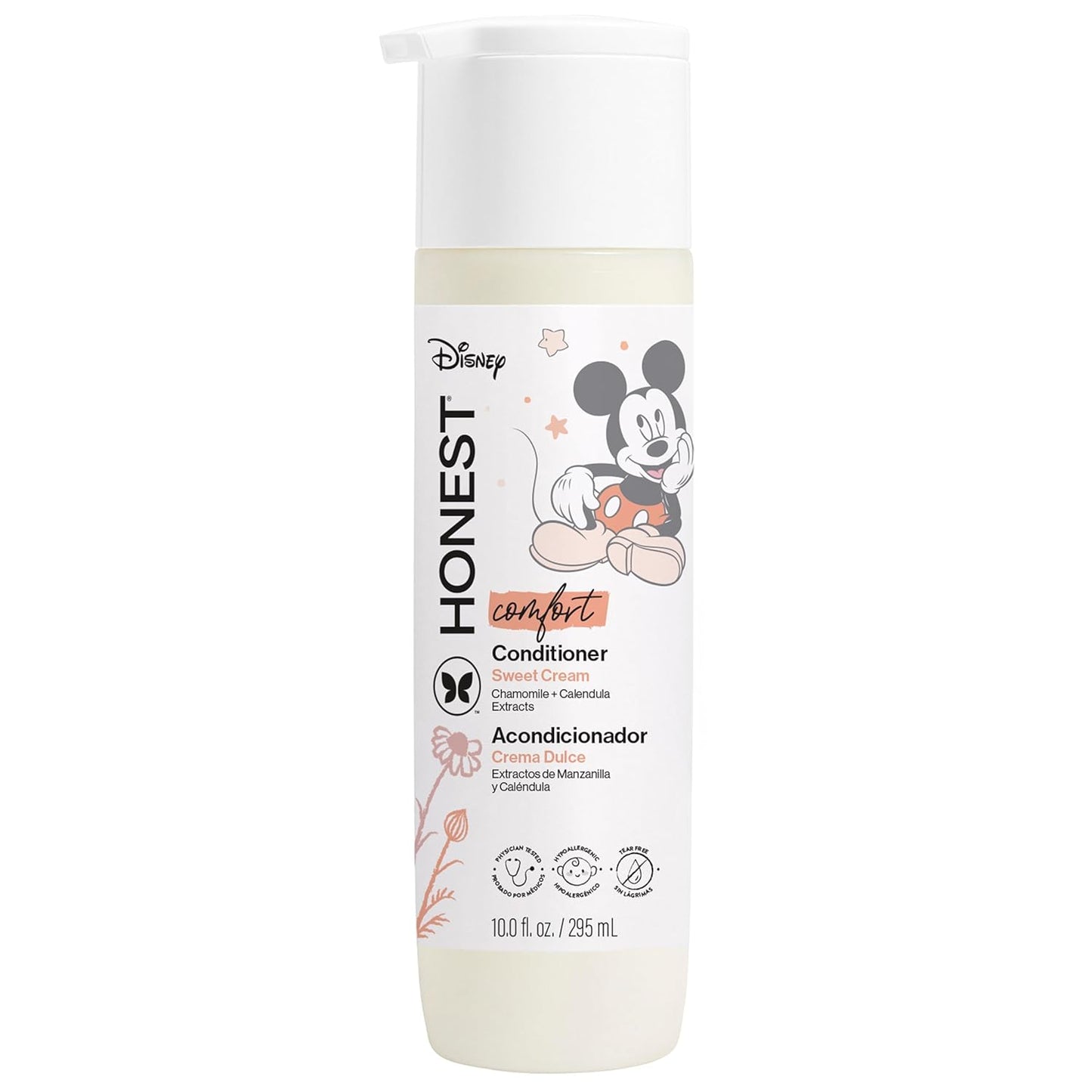 Silicone-Free Conditioner, Gentle Tear-Free, Hypoallergenic, Baby Hair Care with Naturally Derived Ingredients, Citrus Vanilla Refresh, 10 Fl Oz