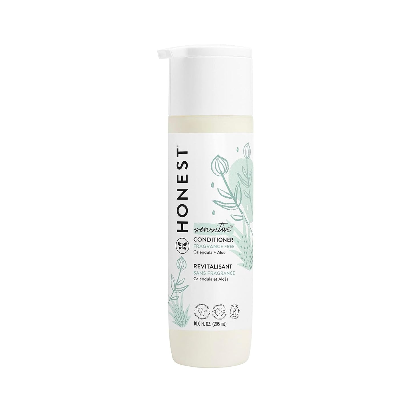 Silicone-Free Conditioner, Gentle Tear-Free, Hypoallergenic, Baby Hair Care with Naturally Derived Ingredients, Citrus Vanilla Refresh, 10 Fl Oz