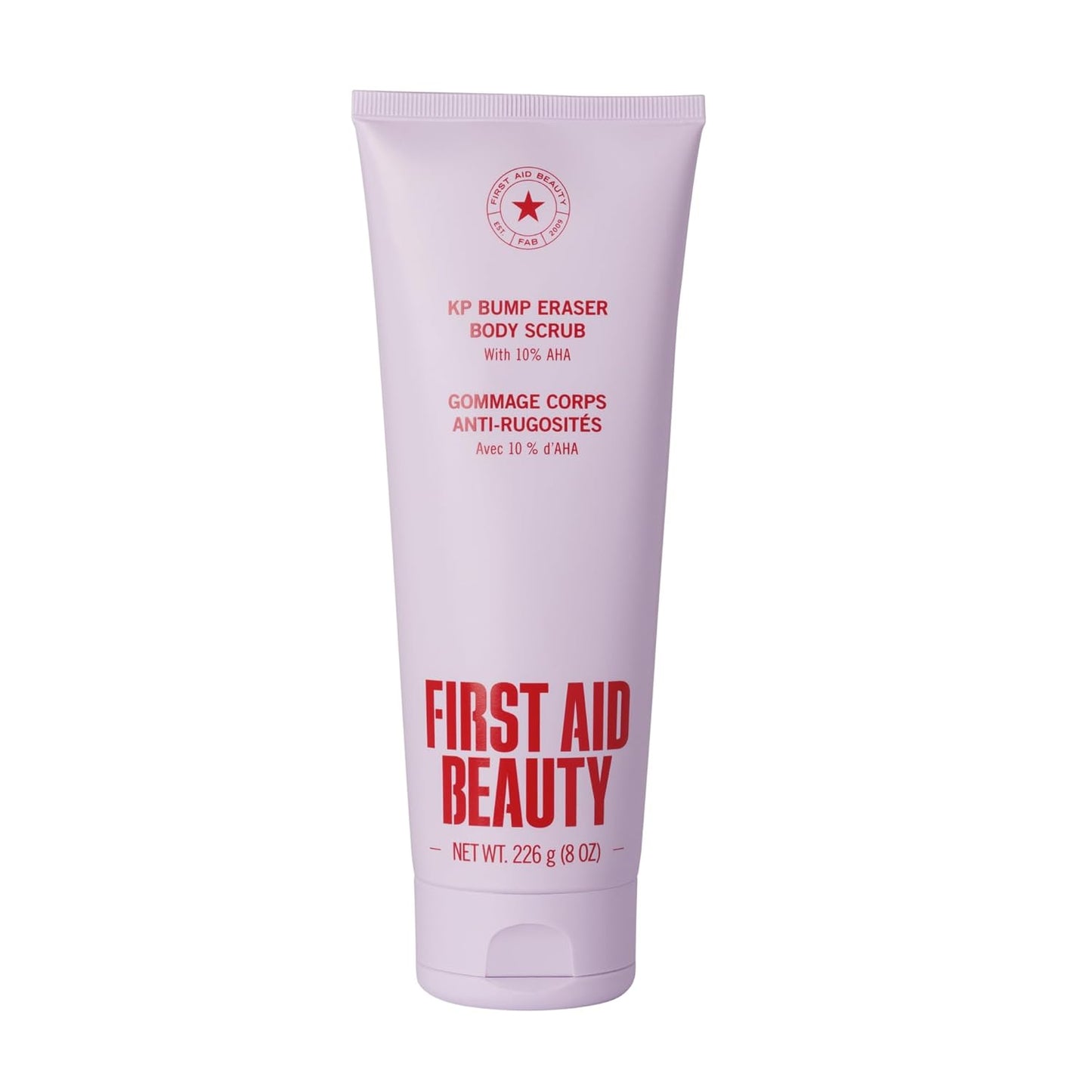 KP Bump Eraser Body Scrub with 10% AHA, Keratosis Pilaris Skin Exfoliator with Glycolic and Lactic Acids