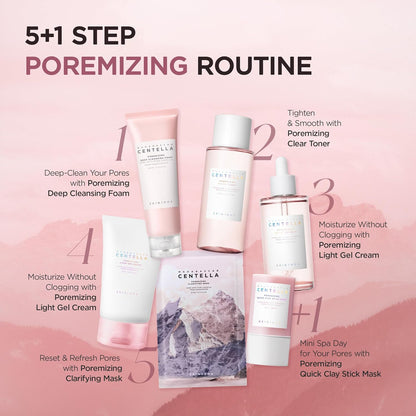 Poremizing Deep Cleansing Foam, 4.23 Fl.Oz, 125Ml, Makeup Remover, Korean Face Cleanser with Himalayan Pink Salt & Madagascar Centella Asiatica for Facial Pore Cleansing, Korean Skin Care