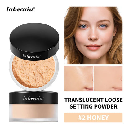 Loose Baking Setting Powder Long Lasting Oil Control Natural Face Matte Waterproof Brightening Loose Powder Makeup Cosmetics