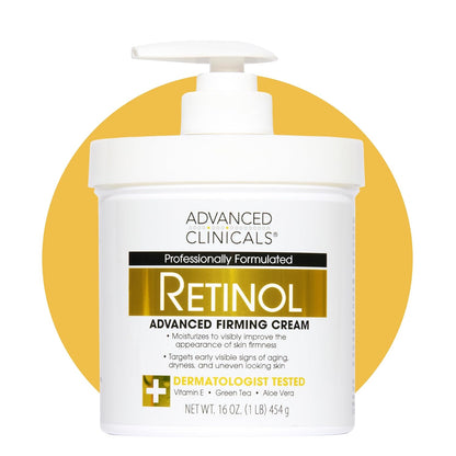 Retinol Body Lotion & Face Moisturizer | Visible anti Aging Skin Care Retinol Body Cream for Women & Men Targets Look of Fine Lines, Wrinkles, & Crepe Looking Dry Skin, 16 Ounce