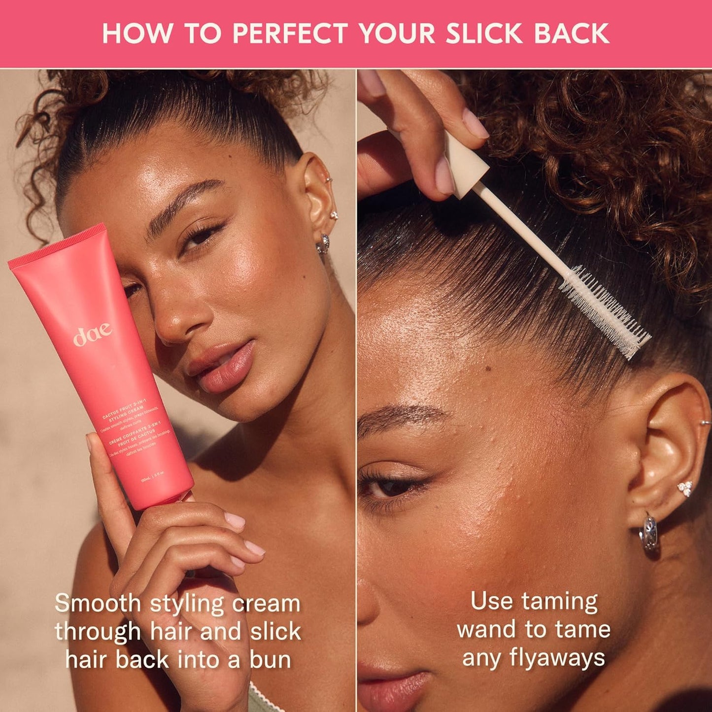 Cactus Fruit 3-In-1 Styling Cream - Smooth Styles, Prep Shiny Blowouts, Defines Curls (5 Oz.)