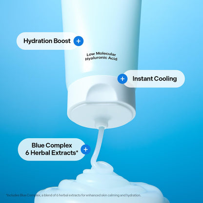 DIVE in Hyaluronic Acid Soothing Cream Tube Type 100Ml (3.38 Fl. Oz) | Revitalizing Facial Moisturizer for Sensitive and Dry Skin | Hyaluronic Acid, Panthenol, Allantoin