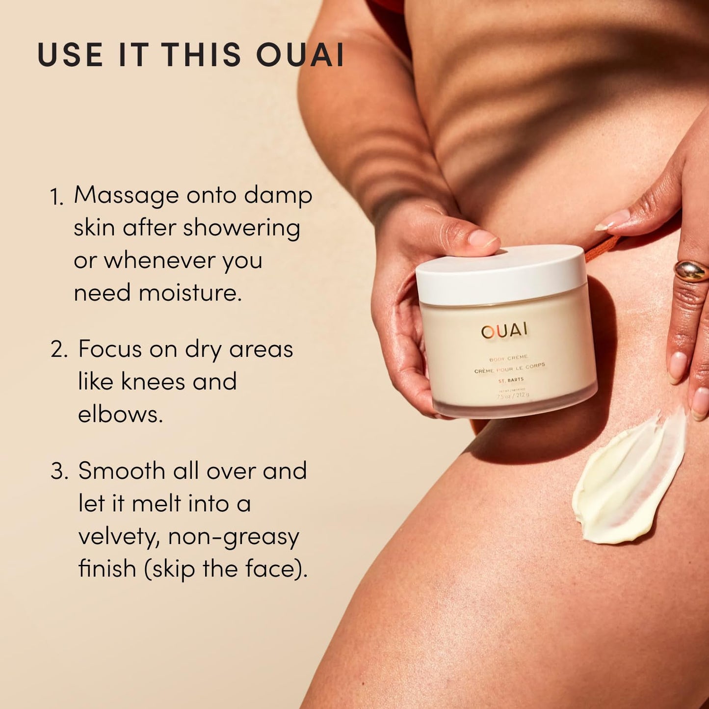 Body Cream, St. Barts - Hydrating Whipped Body Cream with Cupuaçu Butter, Coconut Oil and Squalane - Softens Skin and Delivers Healthy-Looking Glow - Sulfate-Free Skin Care (7.5 Oz)