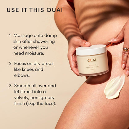 Body Cream, St. Barts - Hydrating Whipped Body Cream with Cupuaçu Butter, Coconut Oil and Squalane - Softens Skin and Delivers Healthy-Looking Glow - Sulfate-Free Skin Care (7.5 Oz)