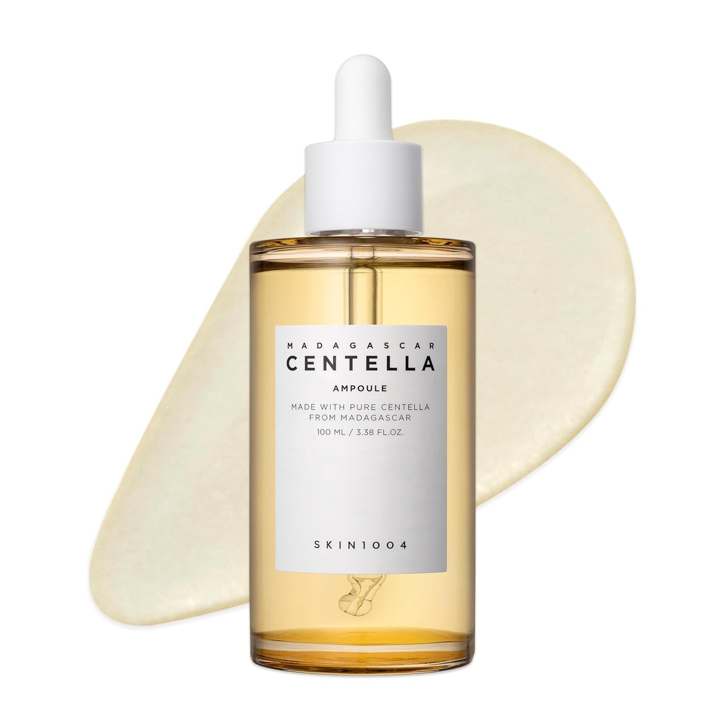 Madagascar Centella Ampoule, Korean Face Serum with Centella Asiatica for Hydrating & Moisturizing Care, Soothing Facial Serum for Skin Balance and Glow, Korean Skin Care, 3.38 Fl.Oz / 100 Ml