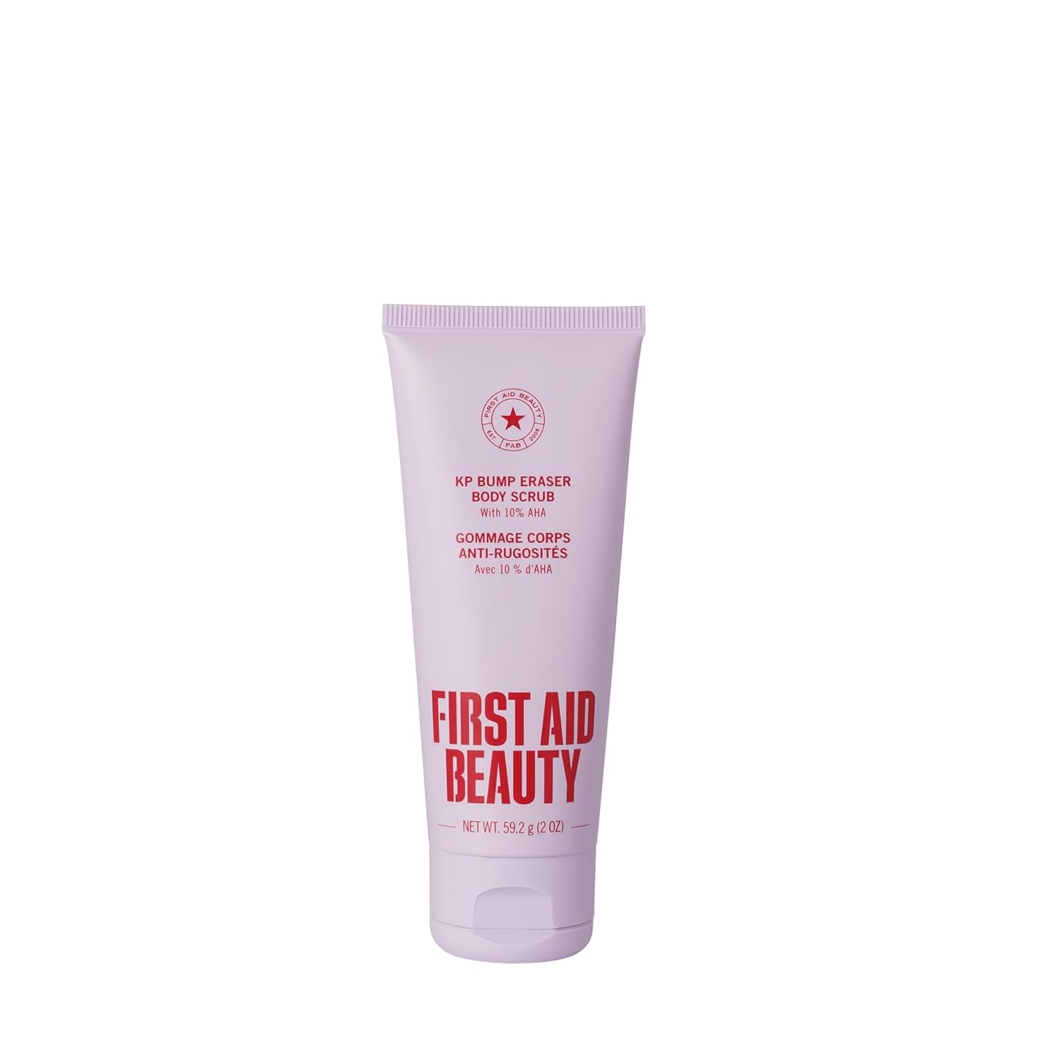 KP Bump Eraser Body Scrub with 10% AHA, Keratosis Pilaris Skin Exfoliator with Glycolic and Lactic Acids