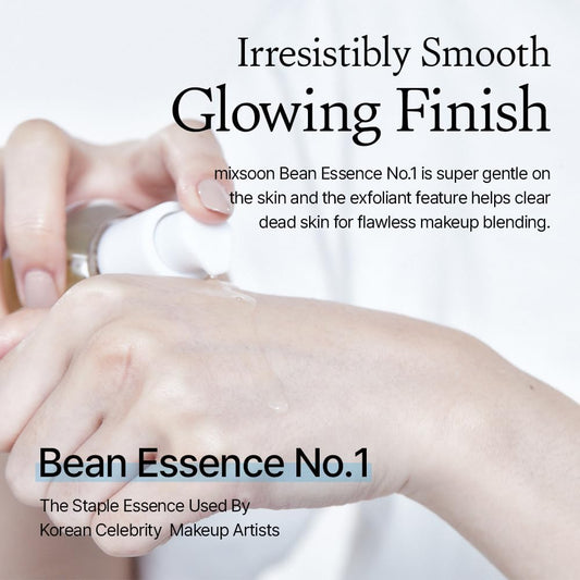 Bean Essence Exfoliating, AHA Moisturizer for Hydrating, Fermented Bean Extract, Gentle Formula for Smooth Skin 50Ml / 1.69 Fl.Oz. Korean Glass Skin Care