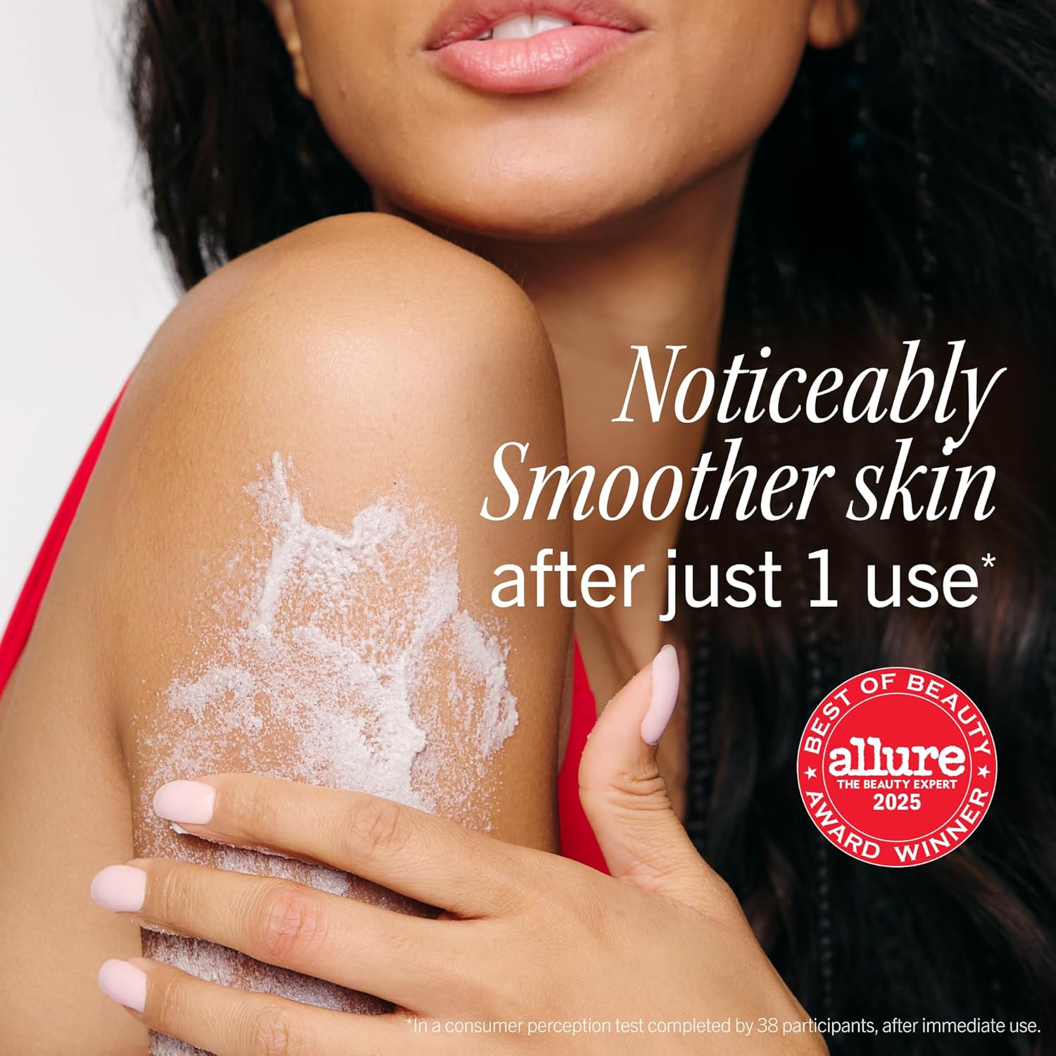 KP Bump Eraser Body Scrub with 10% AHA, Keratosis Pilaris Skin Exfoliator with Glycolic and Lactic Acids