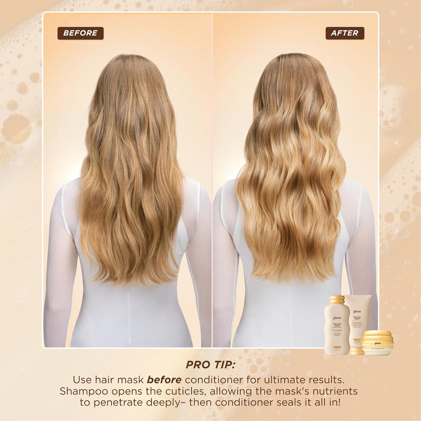 Honey Gloss Ceramide Therapy Hydrating Conditioner Mini – Smooths, Detangles & Adds Shine with Mirsalehi Honey & Ceramides (6.8 Fl Oz)
