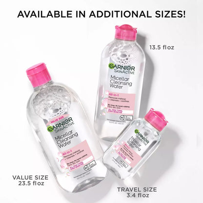 Garnier Micellar Water Hydrating Facial Cleanser & Makeup Remover - Basic Cleansing