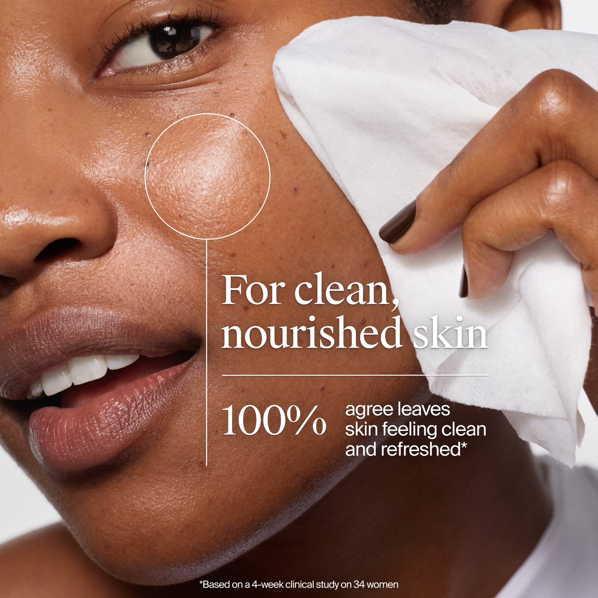 Fragrance-Free Cleansing Makeup Remover Face Wipes, 21 Ct