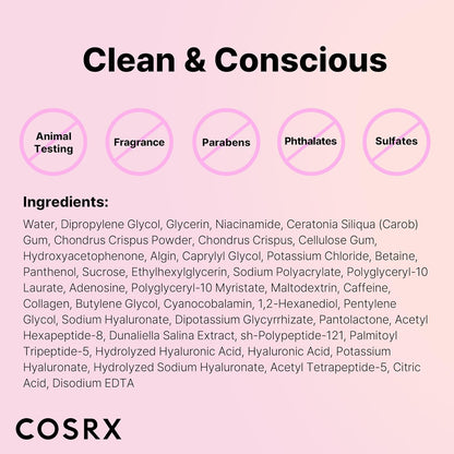 Pink Peptides Collagen Lifting Glow Hydrogel Face Masks Skincare 3 EA, Collagen Face Mask, Travel Essentials, Overnight Face Mask, Korean Skincare