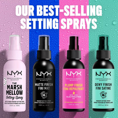 NYX Professional Makeup Long Lasting Makeup Setting Spray - Matte Finish - 2.03 Fl Oz