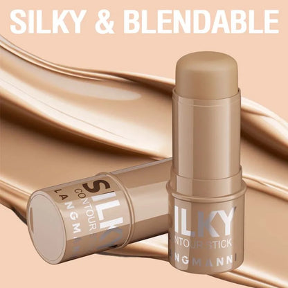 3 Color Contour Stick Multi-Functional Face Highlighter Cream Bronze Long-Lasting Waterproof Contouring & Brightening Stick