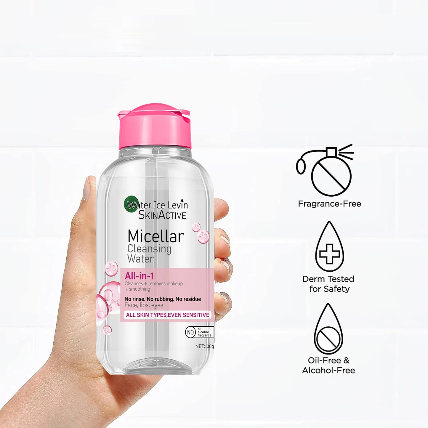 Winter Hydrating Micellar Water | All-In-1 Cleanser to Remove Makeup & Smooth Skin | No Rinse, for All Skin Types