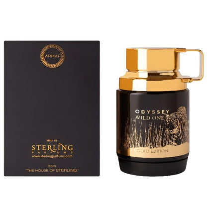 Armaf Odyssey Wild One Gold Edition Eau De Parfum for Men 3.4 Oz 100Ml New Seale